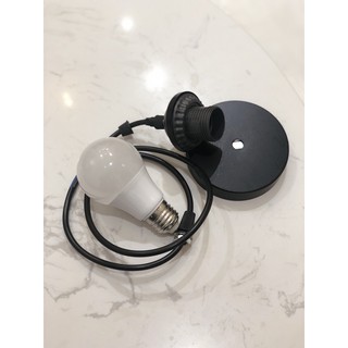 Đui đèn thả trần + bóng 5w ( bộ đui dây bóng )