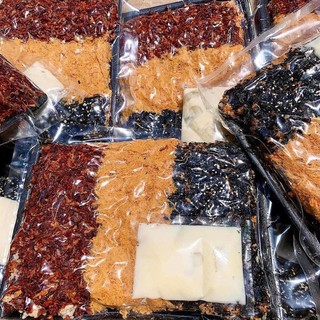 CƠM CHÁY MIX 3 VỊ KHÔ BÒ - CHÀ BÔNG - RONG BIỂN CỰC NGON