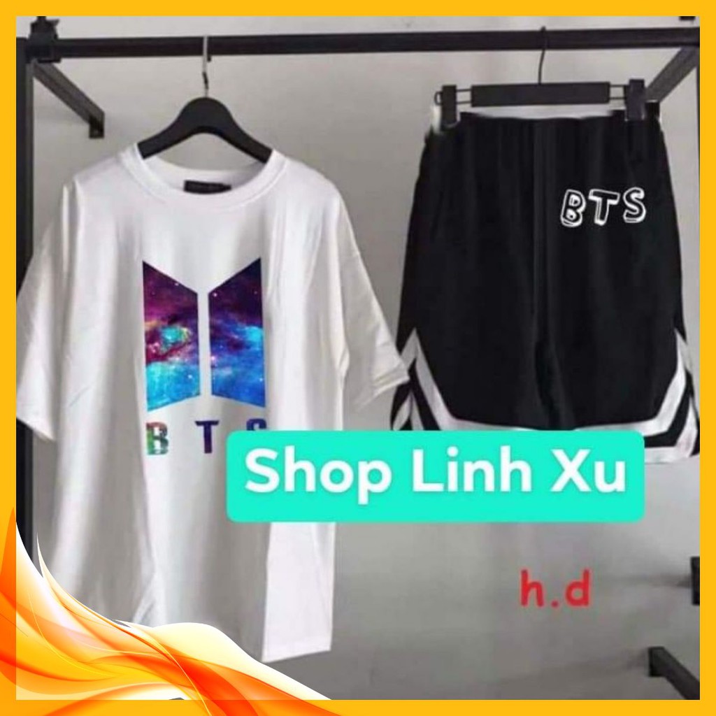 Áo BTS 🌺 Freeship 🌺 Bộ quần áo BTS Bt21 Tay Lỡ giá ưu đãi