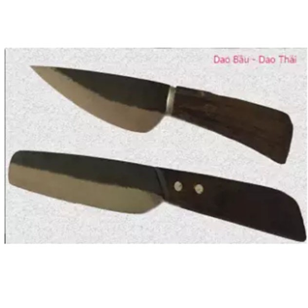 BỘ 2 DAO ( THÁI GỌT + BẦU LỌC) BẰNG NHÍP XE Ô TÔ THƯƠNG HIỆU LÀNG NGHỀ ĐA SỸ