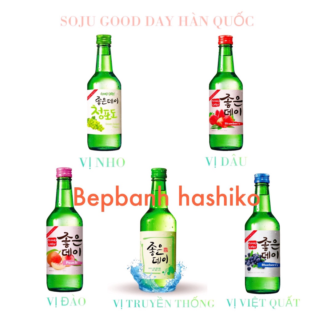 15 VỊ SOJU TRÁI CÂY HÀN QUỐC