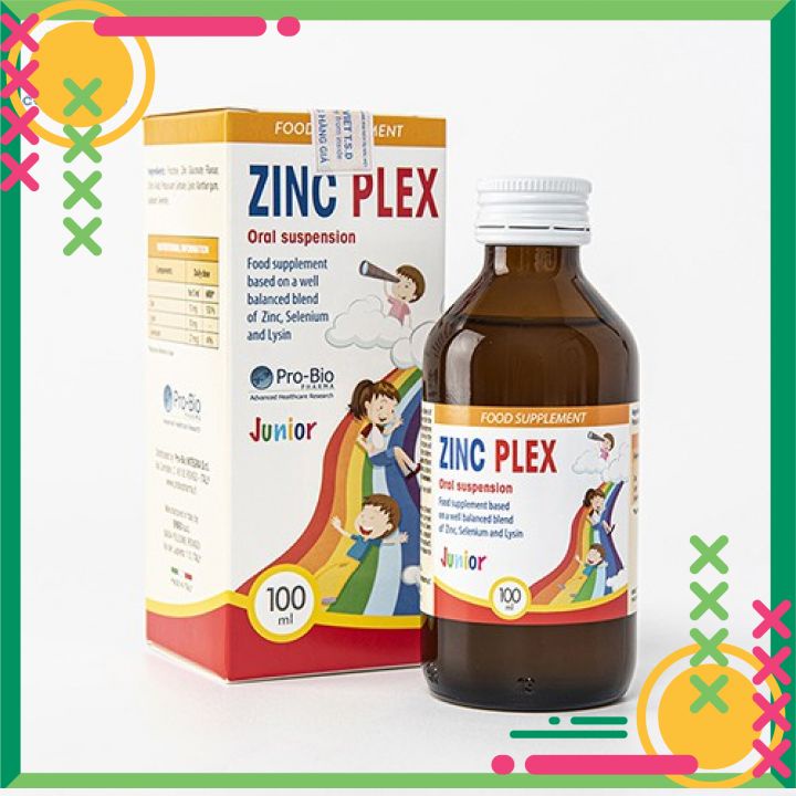 Siro ZinC Plex - Bổ sung Kẽm, Lysine, Selen giúp bé tăng sức đề kháng, ăn ngon miệng - Hộp 100ml từ enilac