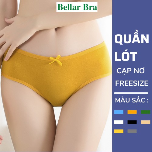 Quần Lót Nữ Cạp Nơ - Quần Lót Cotton Thoáng Mát Mềm Mịn LA05