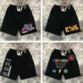 Quần short nỉ Umi dây rút đen nam nữ Unisex, quần short thể thao thời trang