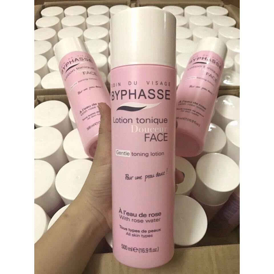 Nước hoa hồng dưỡng da Byphasse Face Soft Toner Lotion 500ml