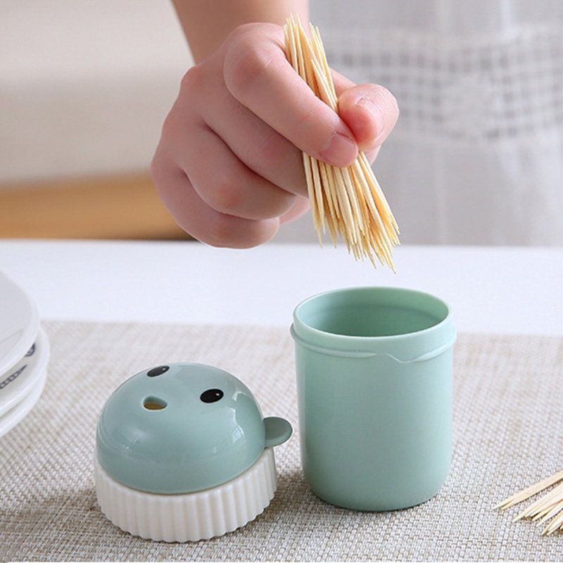 Hộp Đựng Tăm Xỉa Răng Lọ đựng tăm hình mèo siêu cute không chứa BPA