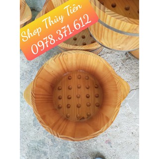 HÀNG LOẠI 1  THÙNG CHẬU NGÂM CHÂN GỖ CÓ HẠT ĐẢM BẢO NHƯ HÌNH, CHỤP ẢNH KHÔNG GIỐNG HOÀN TIỀN 100%