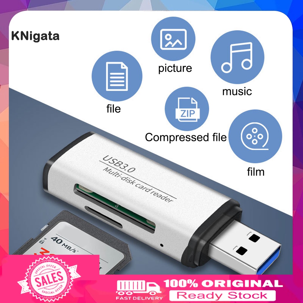 Đầu Đọc Thẻ Nhớ Usb 3.0 Cỡ Nhỏ Tiện Dụng Cho Máy Tính / Notebook / Laptop | BigBuy360 - bigbuy360.vn