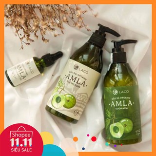 Bộ sản phẩm dầu gội Organic Amla chăm sóc tóc chính hãng