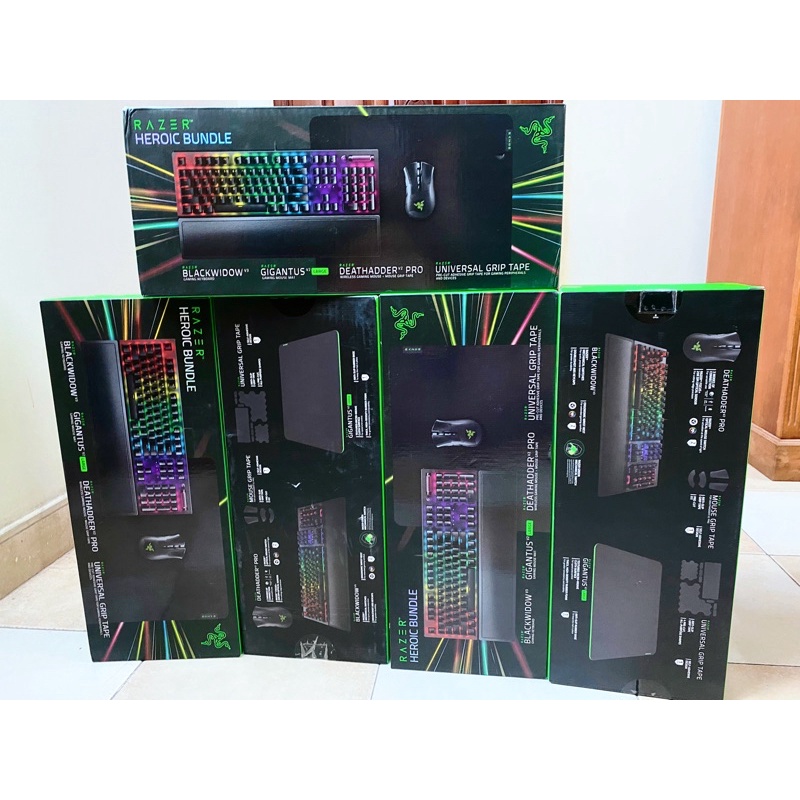 FULLBOX BÀN PHÍM RAZER_BLACKWIDOW V3 KÊ TAY KÈM CHUỘT V2 PRO,MOUSE PAD VÀ GRIP TAPE GIÁ SIÊU ĐỈNH