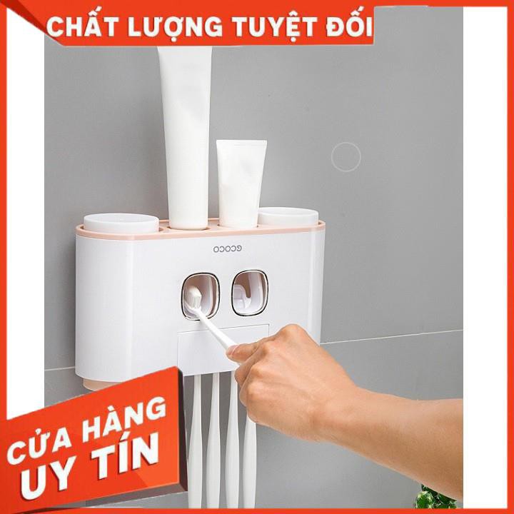 Nhả Kem Đánh Răng Cao Cấp - Thương Hiệu Nhật Bản ECOCO (Tặng Kèm 4 Cốc Đế Từ)