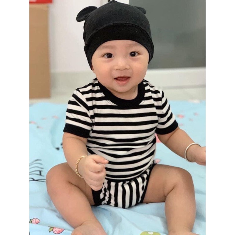 BỘ CHIP KẺ SỌC MINKY MOM CHO BÉ