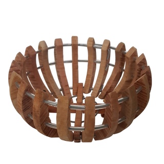 chậu lan Gỗ (Giỏ Gỗ) Trồng Lan Kiểu Bí 3 Kích Cỡ