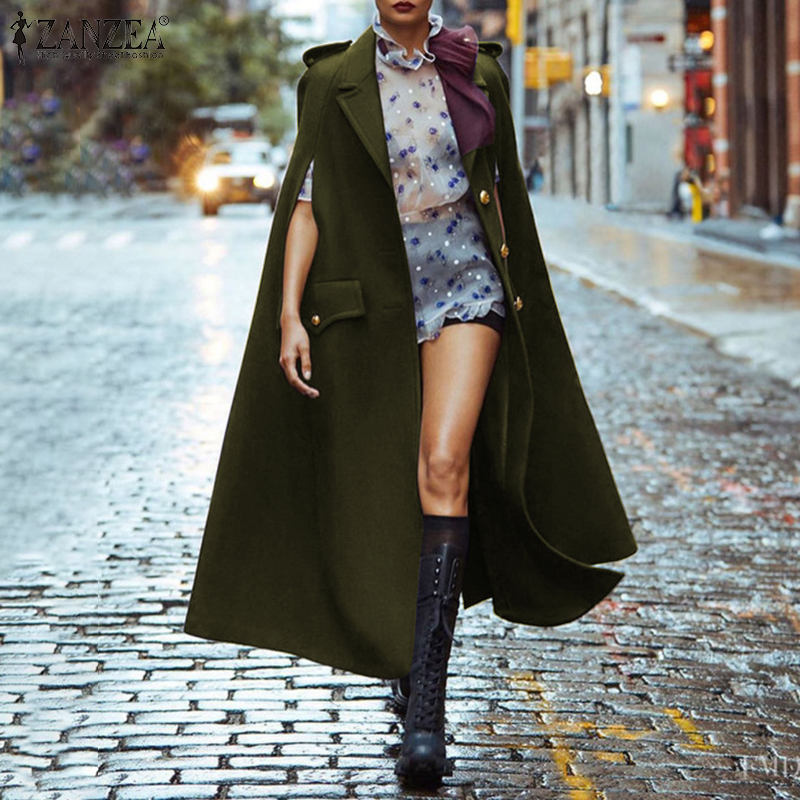 Áo Khoác Cộc Tay Cổ Bẻ Thời Trang Hàn Quốc Dành Cho Bạn Nữ ZANZEA | BigBuy360 - bigbuy360.vn