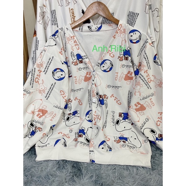 [SIEU SALE]Áo Cardigan CÚN SNOOPY Ulzzang Unisex(kèm ảnh thật)