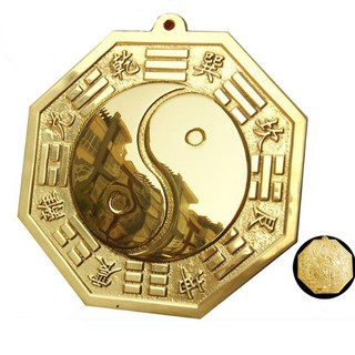 Gương bát quái đồng nguyên chất loại trung - LPGBQ1004