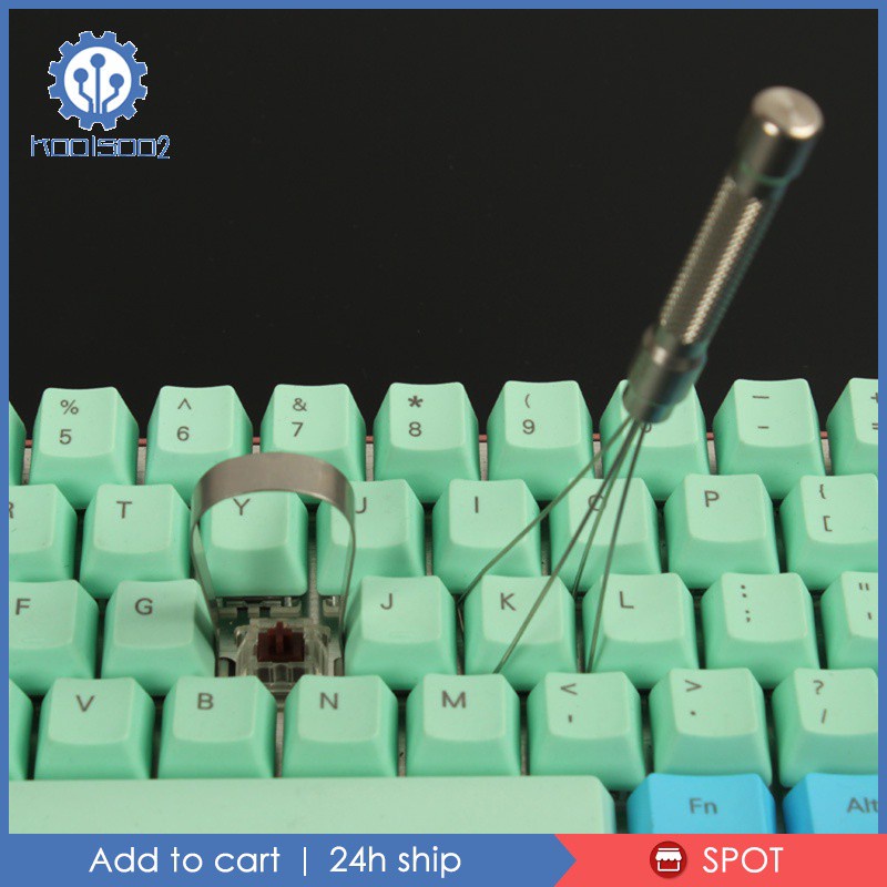 Keycap Puller Stainless Steel Remove for Mechanical Keyboard DIY Silver