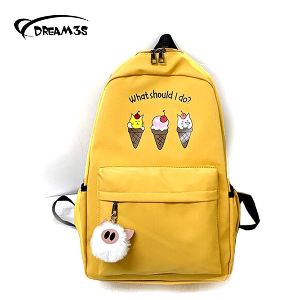 Balo What Should I Do Nam Nữ, Balo thời trang Deram3s dùng đi học đi làm đựng vừa laptop