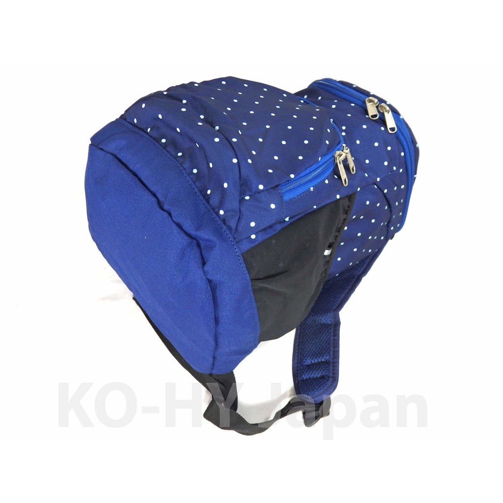 Ba lô Coleman Polka dot backpack màu xanh phiên bản nhỏ gọn tiện ích và chất liệu siêu nhẹ