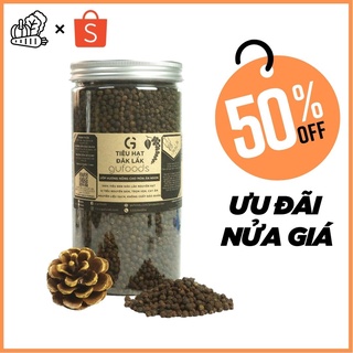 Tiêu hạt Đăk Lăk GUfoods - Tiêu đất đỏ bazan - Vị cay nồng trọn vẹn, Hạt chắc, Nguyên chất, Không tẩm độn