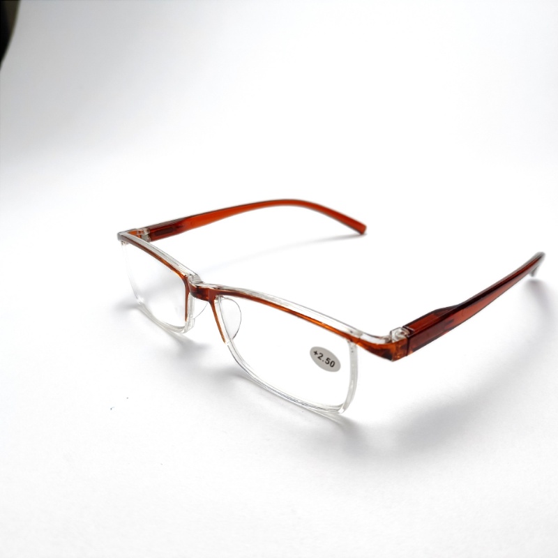 (KIQI-FASHION) COD Kính Đọc Sách Chống Ánh Sáng Xanh Hình Vuông Phong Cách Retro Thời Trang Unisex