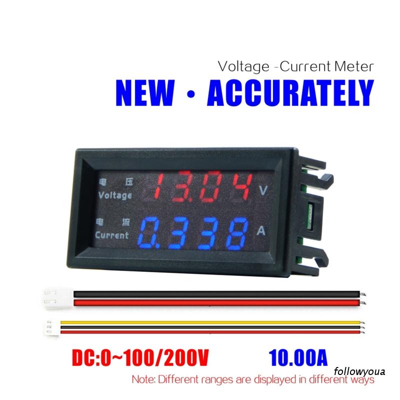 Đồng Hồ Đo Điện Áp Kỹ Thuật Số DC 100V 200V 10A Chất Lượng Cao | BigBuy360 - bigbuy360.vn