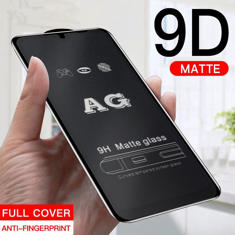 Kính cường lực mờ 9H che toàn phần cho IPhone X 7 8 6 6s Plus XS MAX XR X 11 Pro max