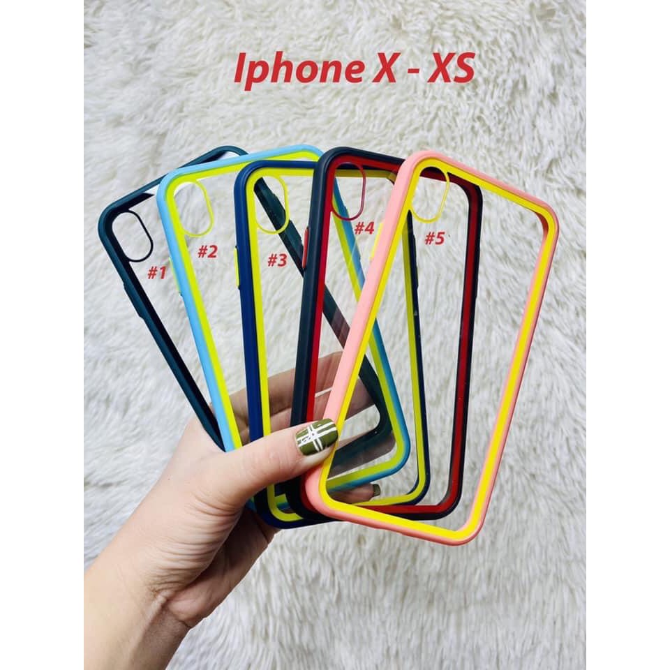 Xả kho Ốp lưng iphone đa sắc chống sốc 7/7plus/8/8plus/x/xr/xs/11/12/pro/max/plus/promax