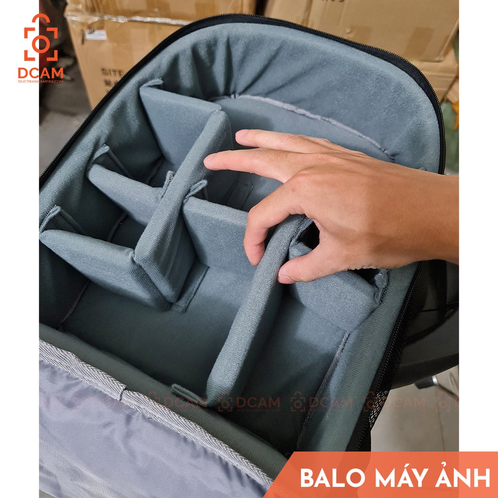 Balo máy ảnh Form cứng Chống nước 100% Caden Full Photo