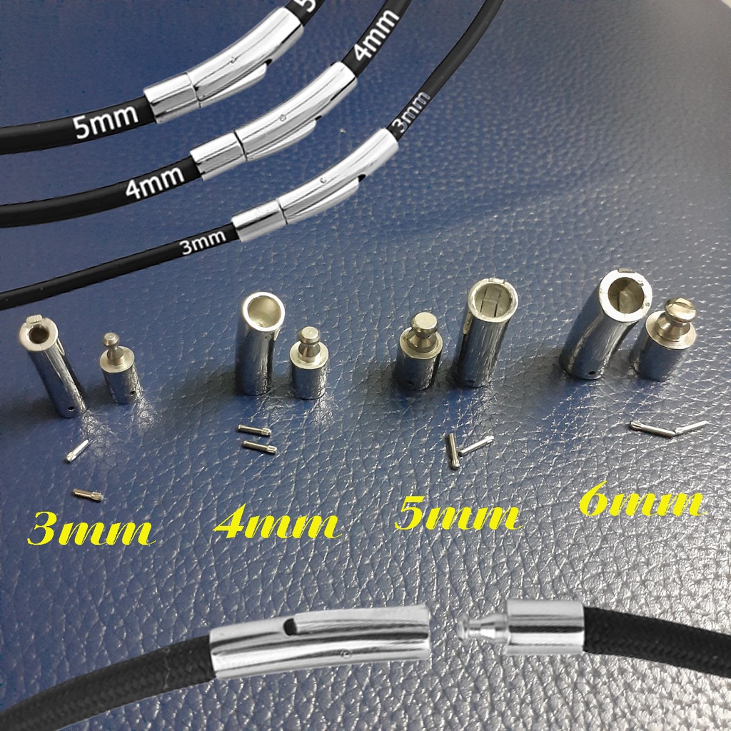 Sỉ khóa inox cao cấp làm vòng tay, dây chuyền có chốt gài đẹp, chắc chắn, không đen, không gỉ theo thời gian