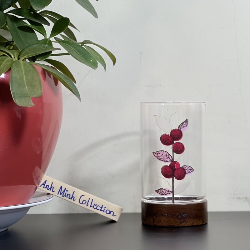 LY THỦY TINH STARBUCKS BLOOMING COFFEE CHERRIES