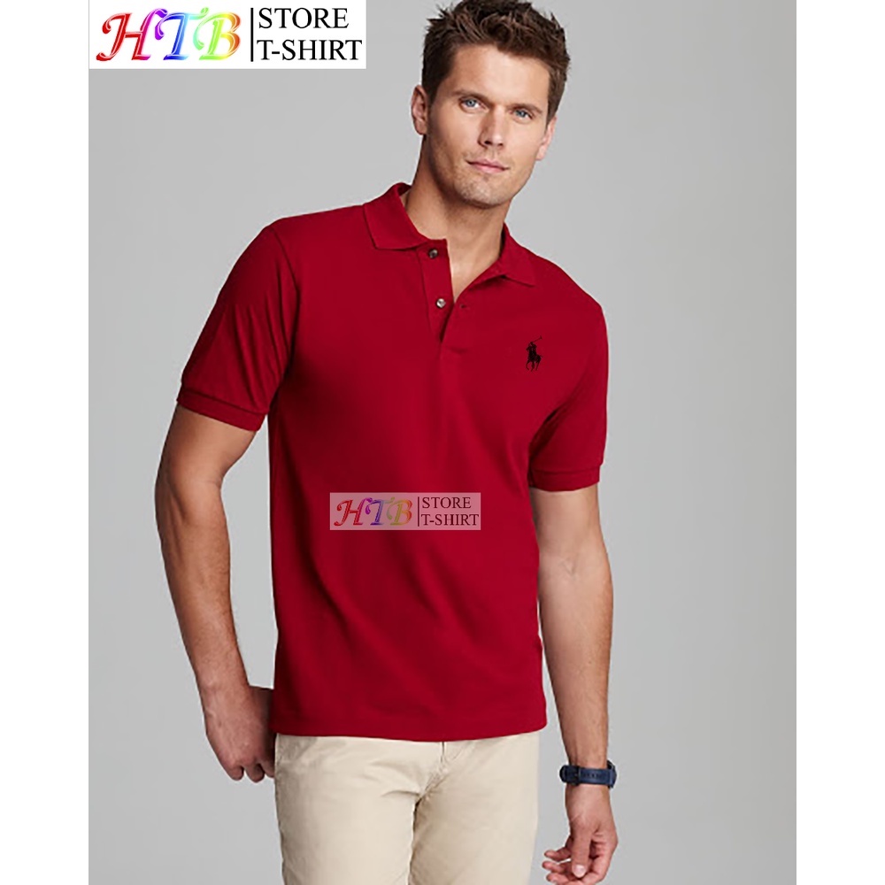 Áo thun Polo NAM cao cấp vải Cotton co giãn 4 chiều thắm hút mồ hôi tốt 24 - Màu 4/4