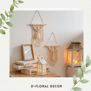 Tấm thanh sợi đan treo phong cách Bohemian - Macrame treo tường trang trí