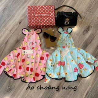 Áo chống nắng lanh trẻ em