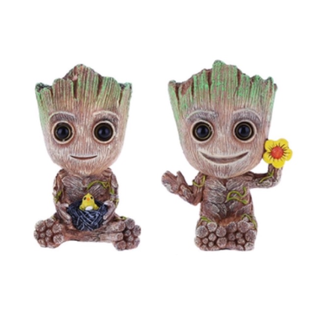 Tượng baby groot kim sũi oxy cho hồ cá cảnh