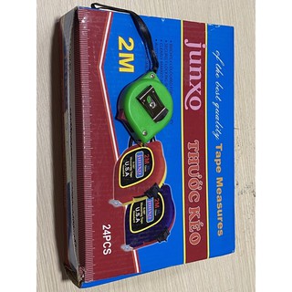 Thước kéo JUNXO nền vàng (2m x 13mm sản phẩm nhỏ gọn & tiện dụng)