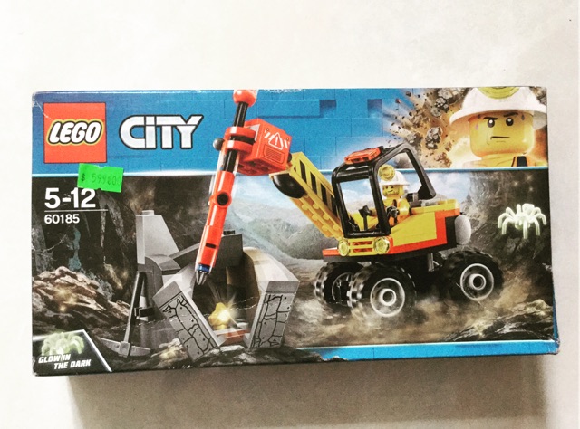 Lego City 60185 - Mining Power Splitter - Bộ xếp hình Lego Xe phá đá chuyên dụng