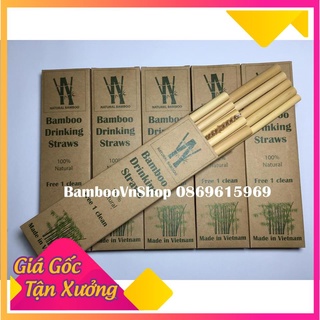 Sỉ ống hút tre các size (100 ống hút tre) - (Nhà Sản Xuất)