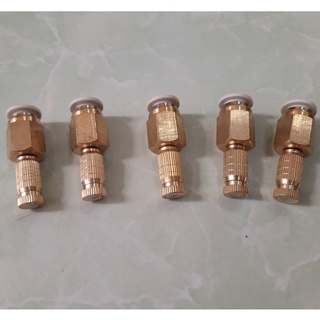Đế đồng gắn béc phun sương 8mm (đế giữa/ đế cuối ngang/ đế cuối thẳng)