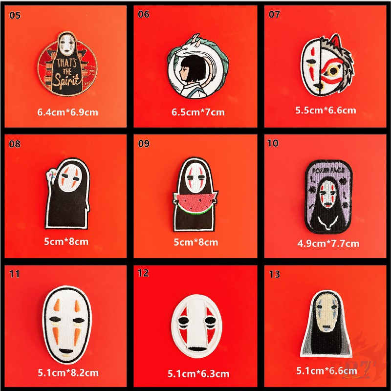 1 Sticker Ủi Thêu Hình Nhân Vật Vô Diện