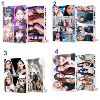 4 mẫu Lomo card kpop Blackpink mẫu mới
