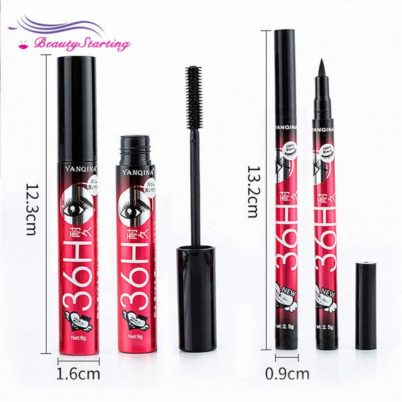 [Hàng mới về] Kẻ mắt và mascara YANQINA 2 trong 1 chống thấm nước cao cấp | BigBuy360 - bigbuy360.vn