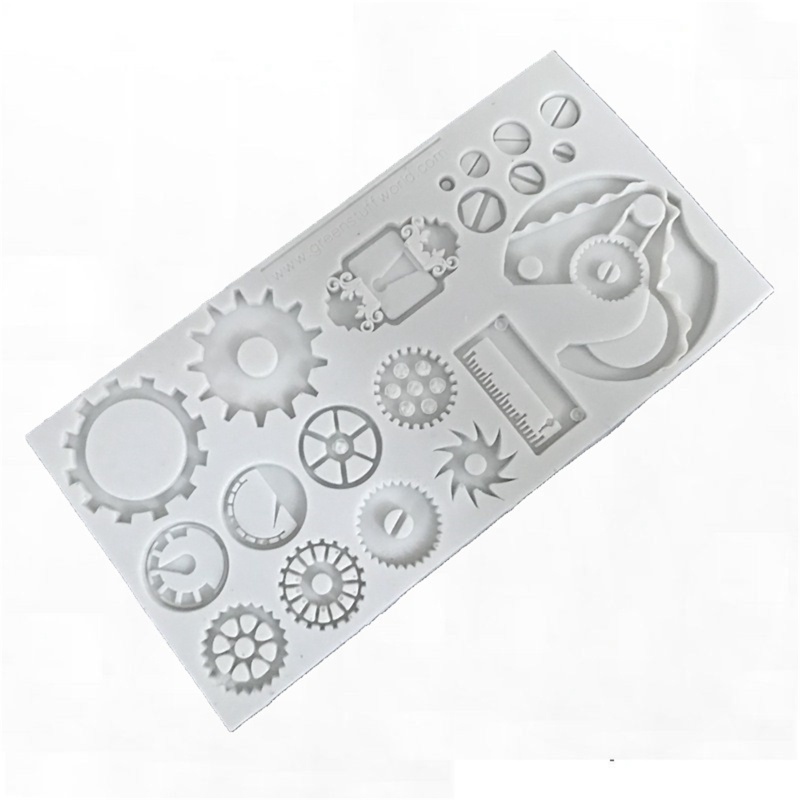 Khuôn Silicone Làm Bánh Hình Cơ Khí Steampunk
