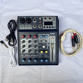 Bộ Trộn Âm Thanh Mixer F4 Pro Max,Màn Hình LED Bản 2022 Mới Nhất sử dụng được với máy tính Hát Karaoke bảo hành 06 thang