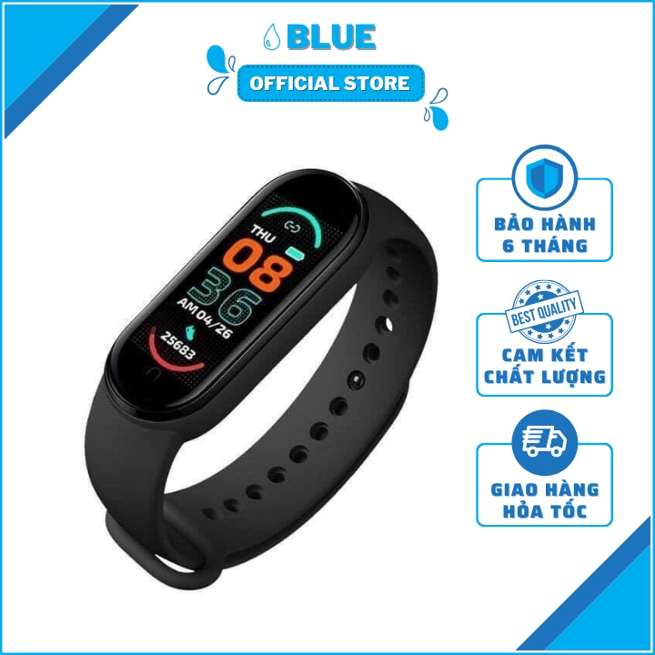 Đồng hồ thông minh Smart Band 6, Đồng hồ điện tử đeo tay thể thao dành cho nam nữ | BigBuy360 - bigbuy360.vn