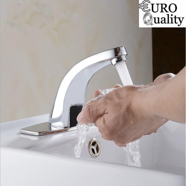 Bộ vòi rửa mặt tay tự động 220v Automatic Faucet Euro Quality (sử dụng được khi cúp điện)