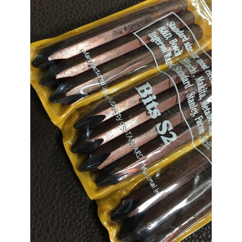 Mũi vít đóng nâu dài đầu nhọn STANDARD 8mm