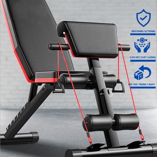 Ghế tập tạ đa năng điều chỉnh độ dốc tập gym tập được nhiều nhóm cơ ( Tay, lưng, xô, bụng ) - Bảo hành 12 tháng