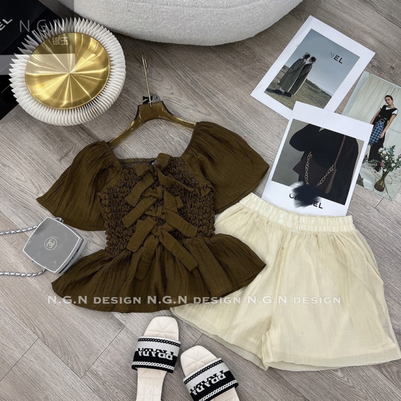 Set bộ nơ tơ nhăn