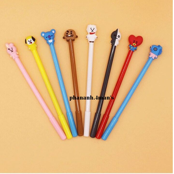 Bút Thần Tượng Cooky, Tata, Chimmy, Shooky Koya